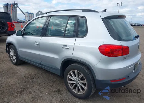 2017 Volkswagen Tiguan 2.0T/2.0T S из США, поврежденный, VIN WVGBV7AX3HK053284